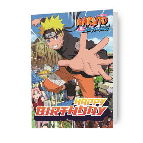 Biglietto di compleanno NARUTO, biglietto di compleanno ufficiale di Naruto