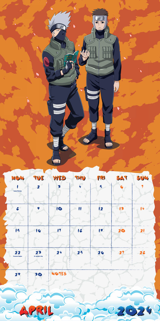 Calendario anime  Naruto, Calendario, Guia santillana
