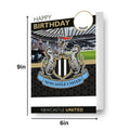 Newcastle United FC Personalise Birthday Card With Sticker Sheet