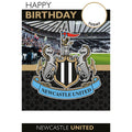 Newcastle United FC Personalise Birthday Card With Sticker Sheet