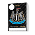 Newcastle United FC Birthday Card, Personalise Name & Age with Sticker Sheet