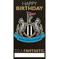 Newcastle United FC Birthday Card Personalise With Sticker Sheet