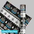 Newcastle FC Christmas 2 Sheets & 2 Tags Gift Wrap