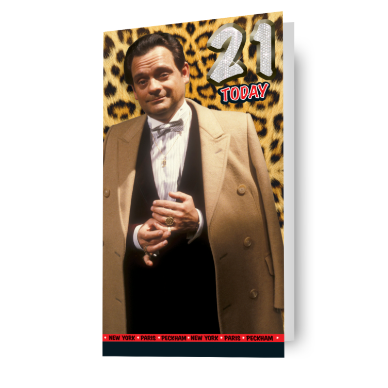 Solo Fools and Horses Happy 21st Birthday Card