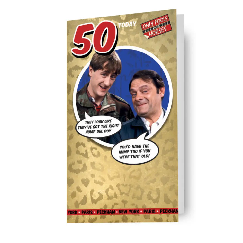 Only Fools and Horse Age 50 Birthday Card