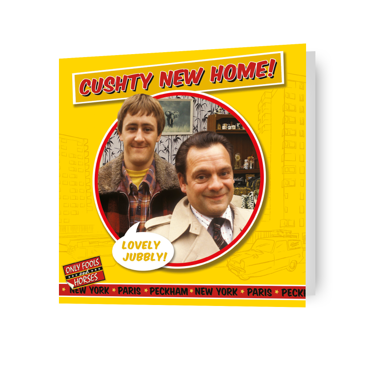 Only Fools and Horses 'Cushty New Home'-kaart