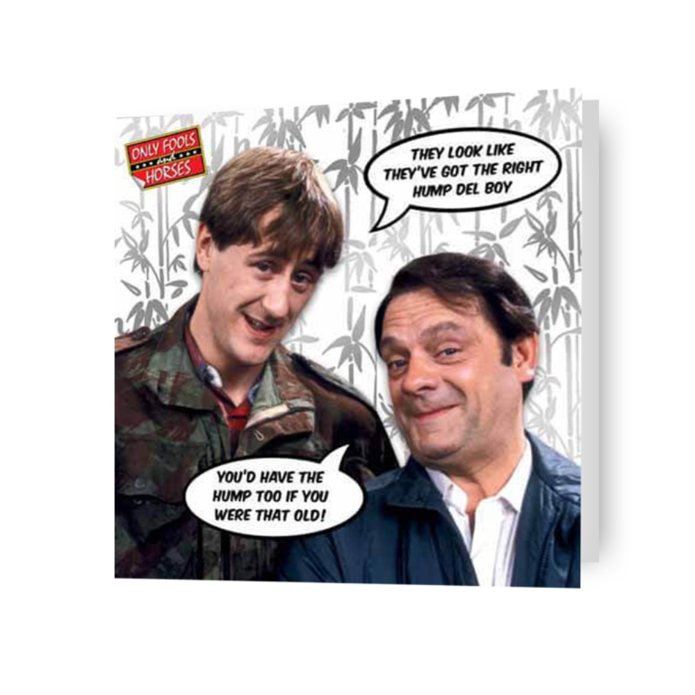 Solo Fools and Horses Birthday Right Hump Card