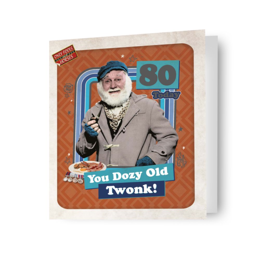 Only Fools and Horses Age 80 Birthday Card