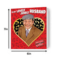 Only Fools & Horses 'Lovely Jubbly Husband' Valentine's Day Card