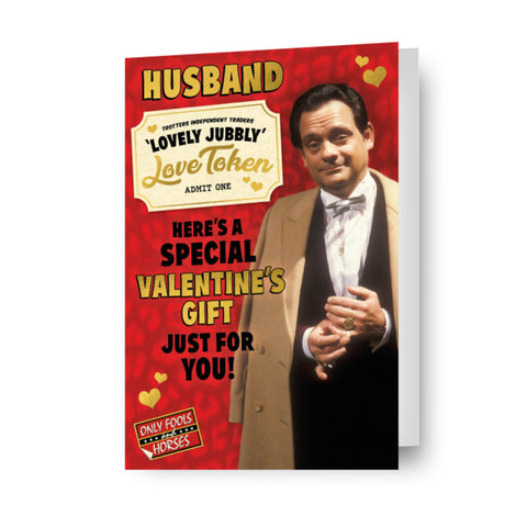 Only Fools & Horses 'Lovely Jubbly Love Token' Valentine's Day Card