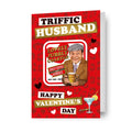 Only Fools And Horses 'Triffic Husband' Valentine's Day Card with Detachable Coaster