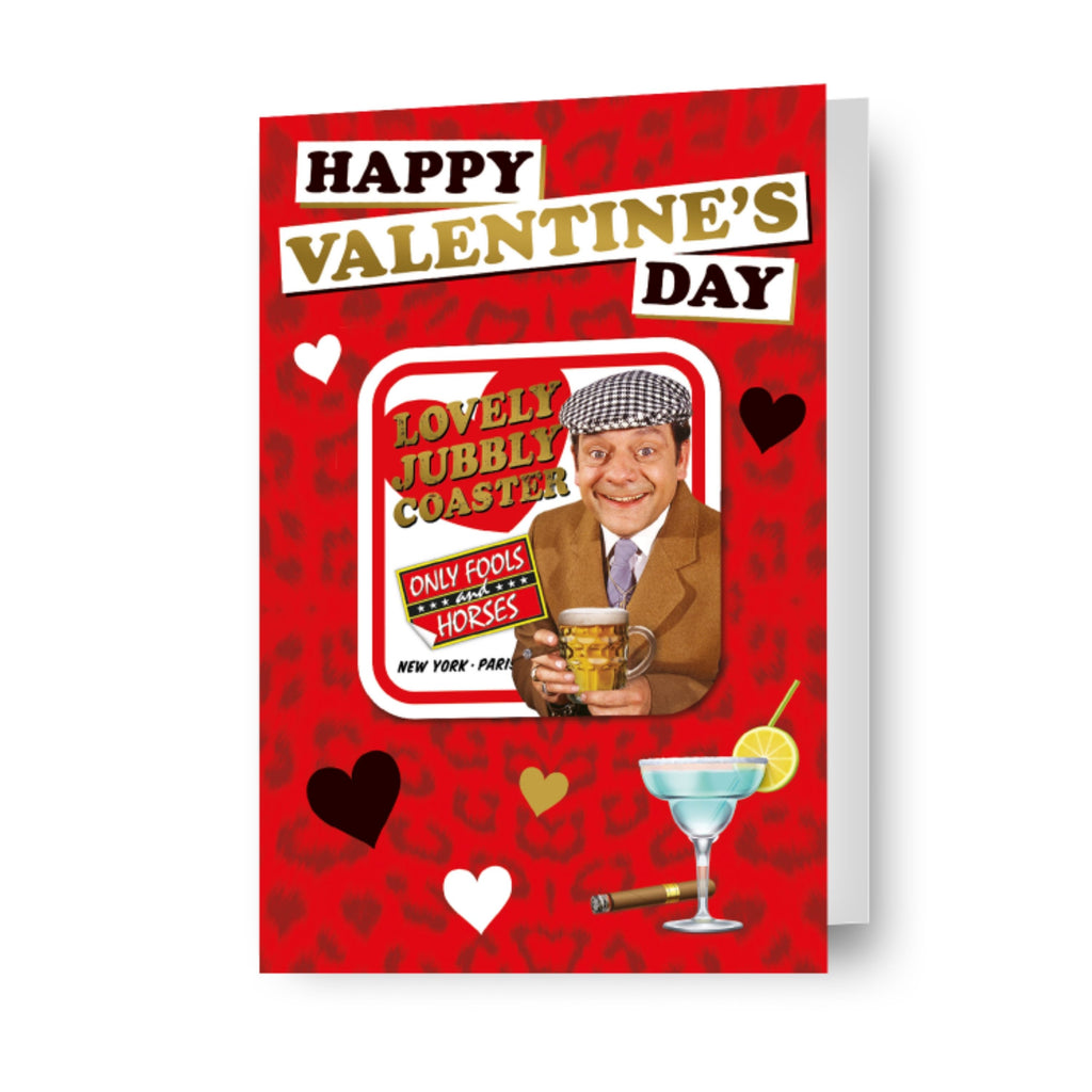 Only Fools and Horses Valentine's Day Card with Detachable Coaster