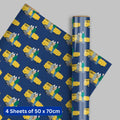 Only Fools and Horses 4 Sheets & 4 Tags Gift Wrap