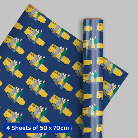 Only Fools and Horses 4 Sheets & 4 Tags Gift Wrap Bundle