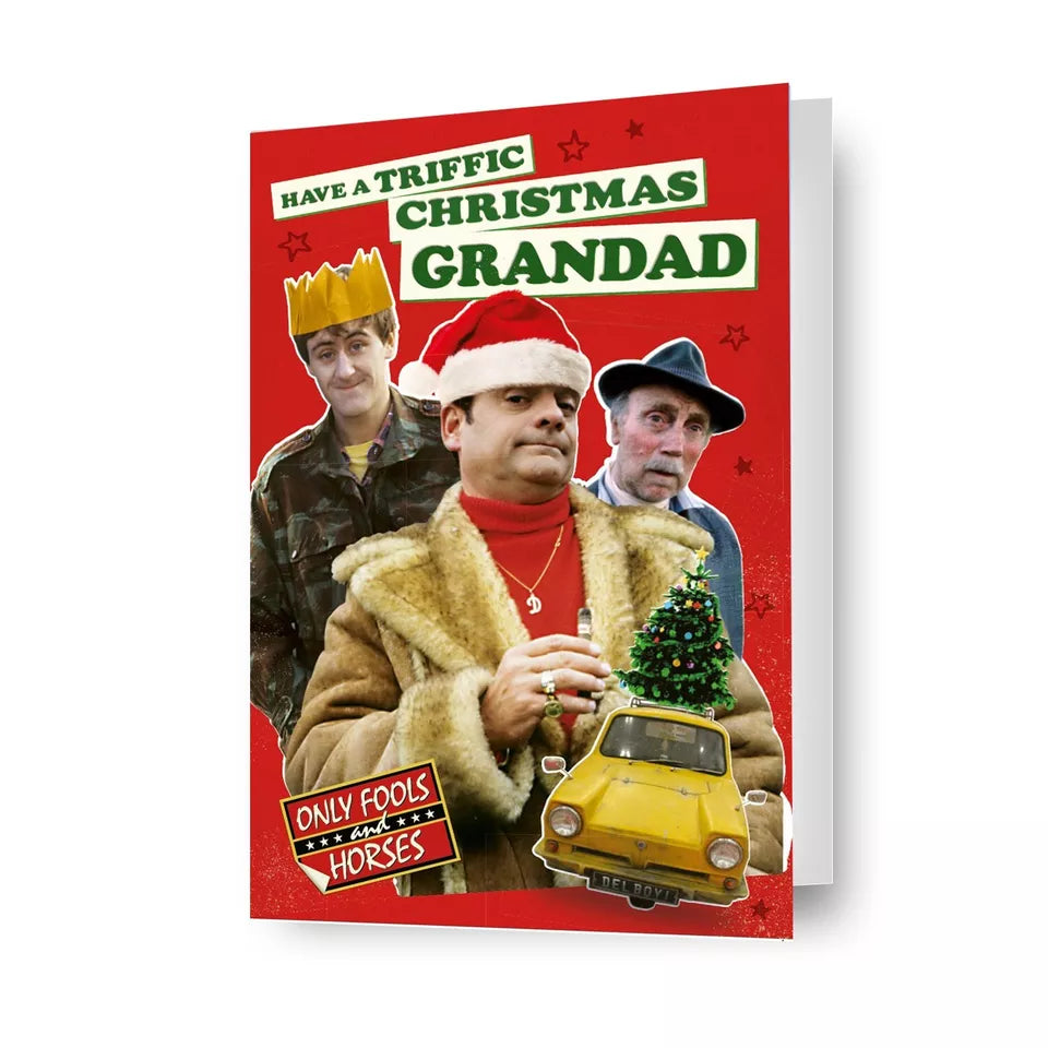 Only Fools and Horses 'Grandad' Kerstkaart