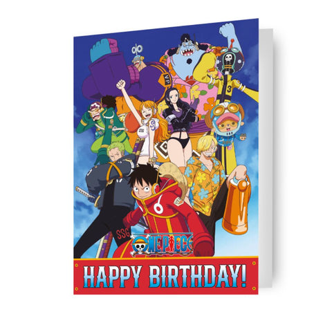 One Piece Birthday Card