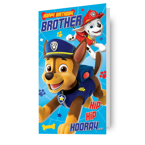 Paw Patrol 'Brother' Birthday Card