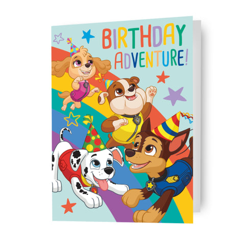 Paw Patrol 'Birthday Adventure!' Card