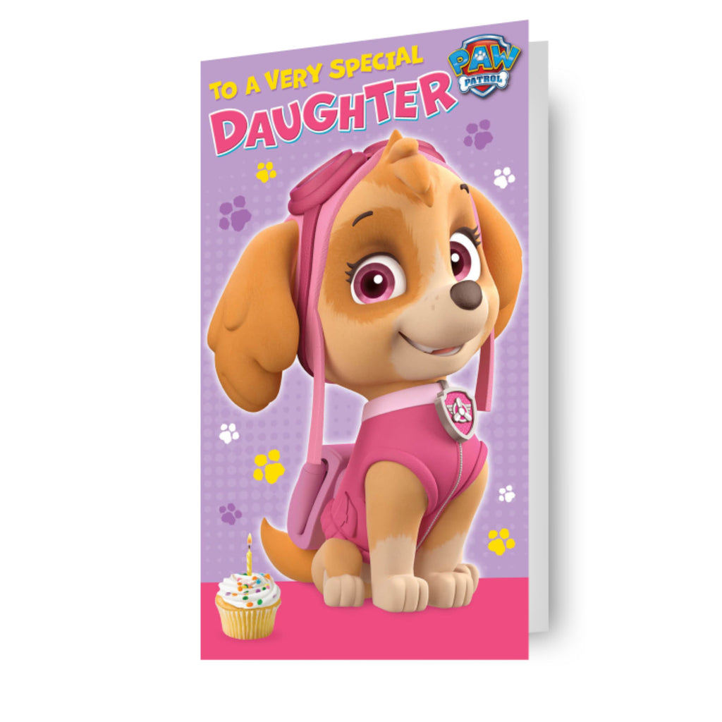 Paw Patrol Daughter Birthday Card