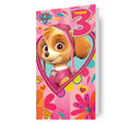 Paw Patrol Age 3 Birthday Card