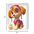 Paw Patrol Skye Die-Cut Card