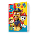 Paw Patrol Age 5 Birthday Pop Up Card