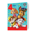 Paw Patrol Age 4 Giant Birthday Card