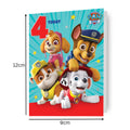 Paw Patrol Age 4 Giant Birthday Card