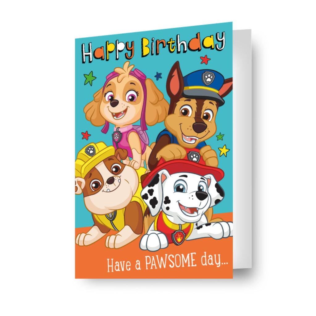Paw Patrol Birthday Card
