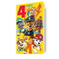 Paw Patrol Age 4 Birthday Card