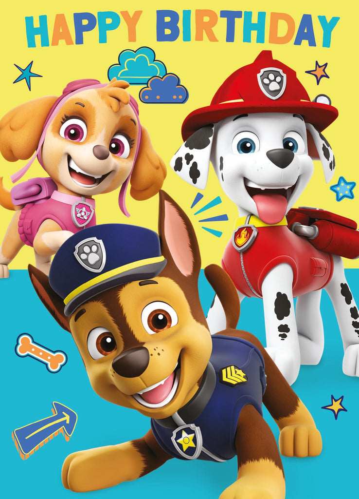 Paw Patrol 'Happy Birthday'-kaart