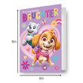 Paw Patrol Daughter Birthday Card
