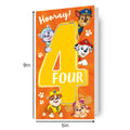 Paw Patrol Age 4 Birthday Card