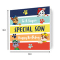Paw Patrol Birthday Card, To A Super Special Son