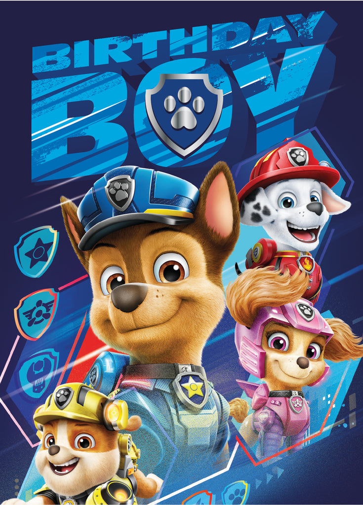 Paw Patrol 'Birthday Boy'-kaart