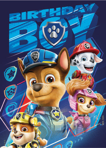 Paw Patrol 'Birthday Boy'-kaart