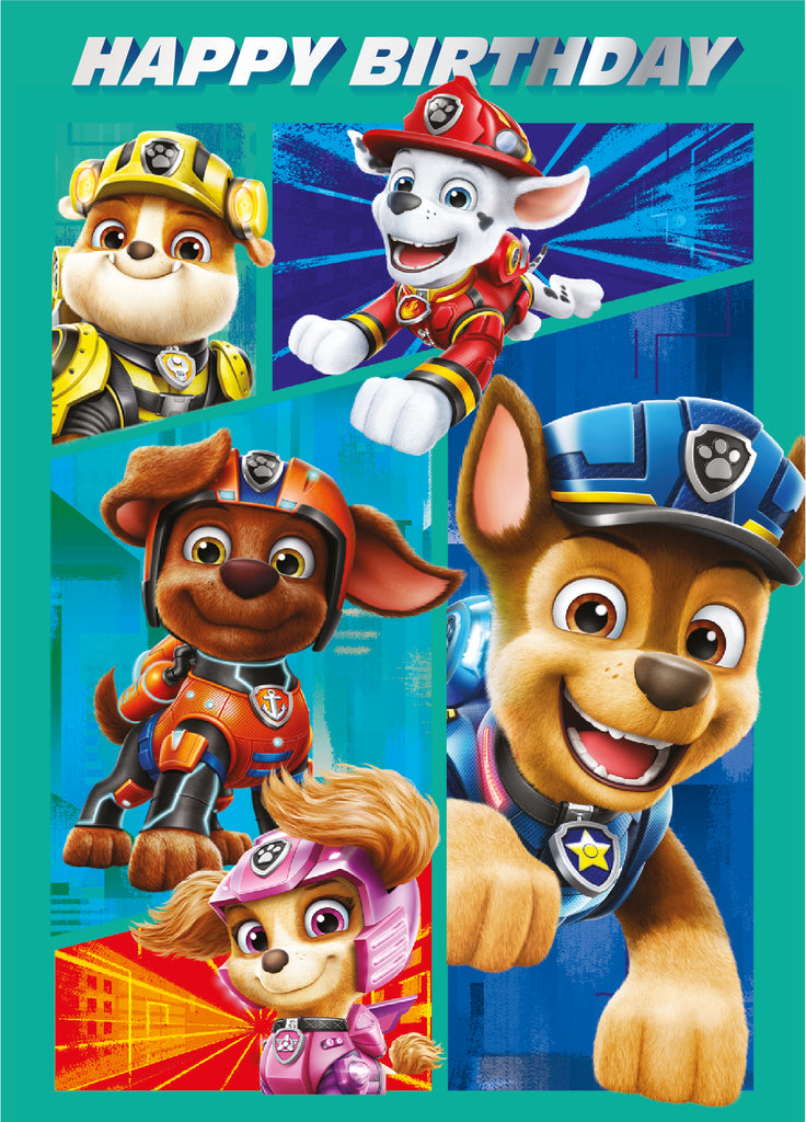 Paw Patrol 'Happy Birthday'-kaart