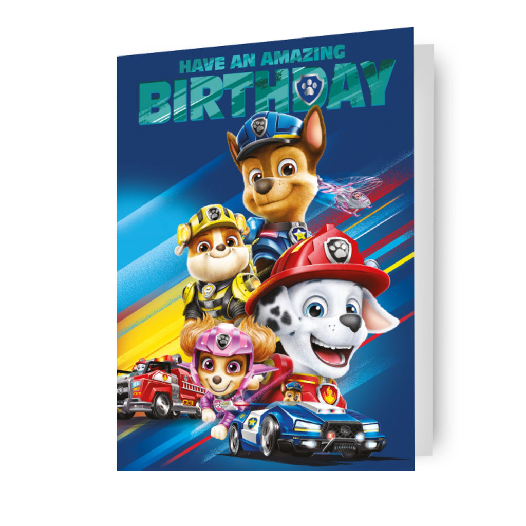 Paw Patrol Birthday Card