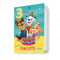 Paw Patrol Birthday Card Age 3