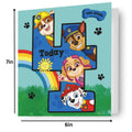 Paw Patrol Age 4 Birthday Card