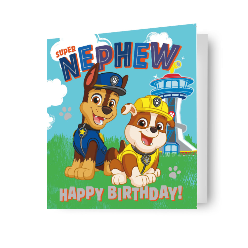 Paw Patrol 'Nephew' Birthday Card