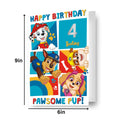 Paw Patrol Age Sticker Birthday Card