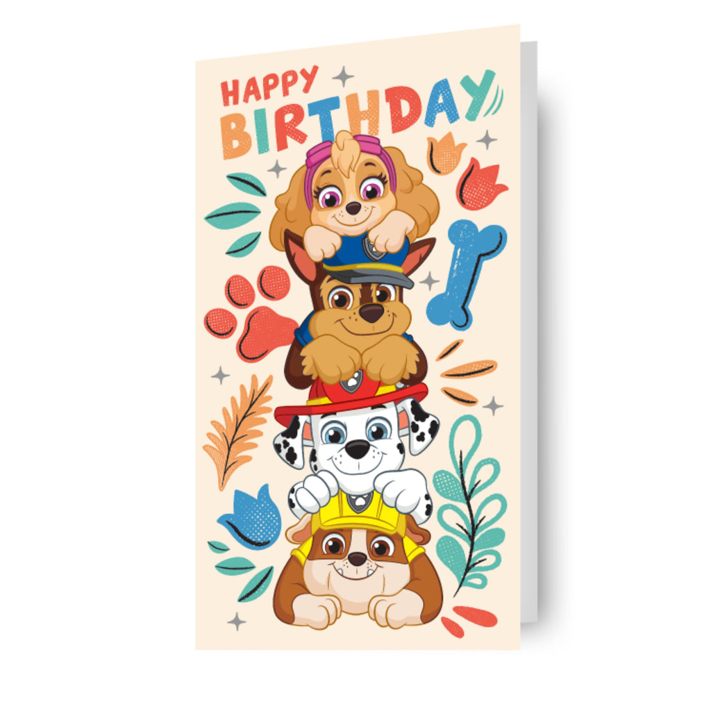 Paw Patrol Birthday Card