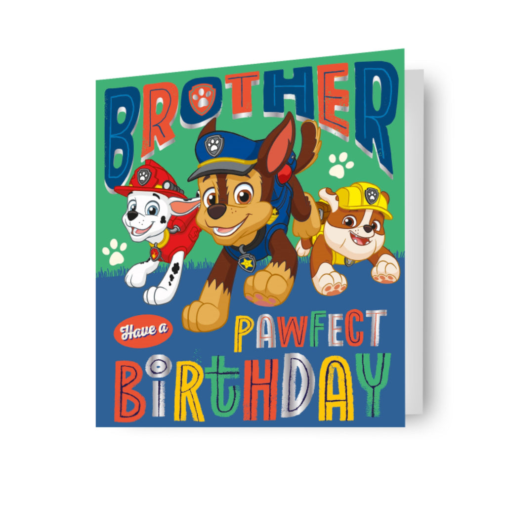 Paw Patrol Brother Birthday Card