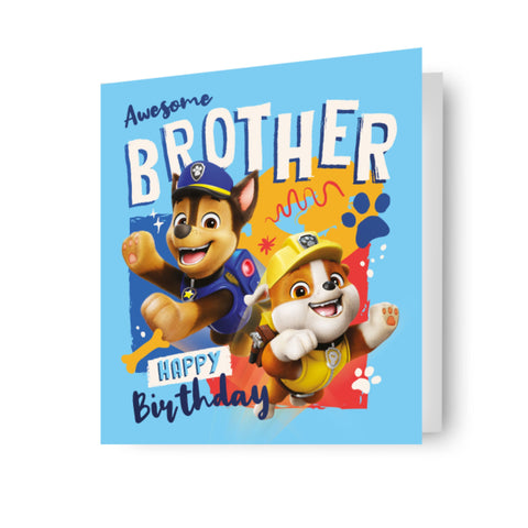 Paw Patrol Brother Birthday Card