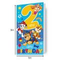Paw Patrol Age 2 Sticker Birthday Card