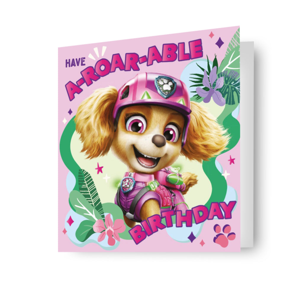 Paw Patrol: The Dino Movie Skye Birthday Card