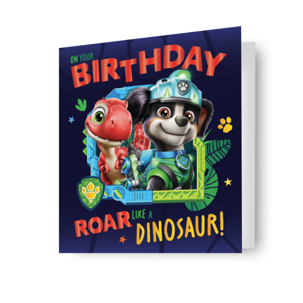 Paw Patrol: The Dino Movie Rex Birthday Card