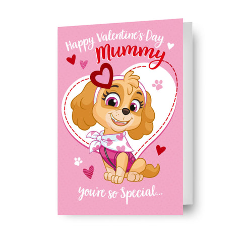 Paw Patrol 'Special Mummy' Valentine's Day Card