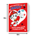 Paw Patrol 'Daddy' Valentine's Day Card